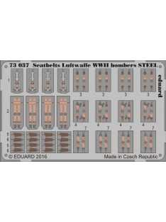 Eduard - Seatbelts Luftwaffe WWII bombers STEEL 