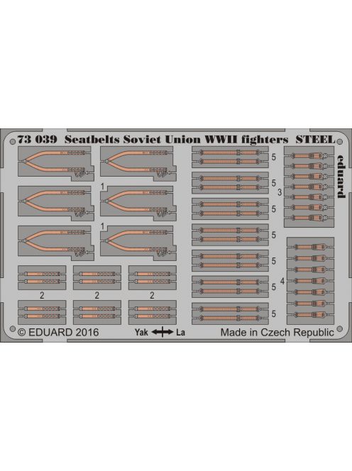 Eduard - Seatbelts Soviet Union WWII fightersSTEE 