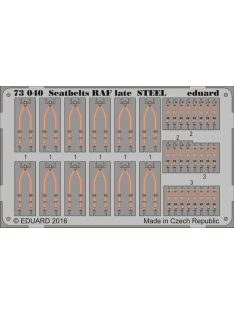 Eduard - Seatbelts RAF late STEEL 