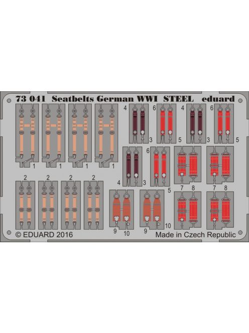 Eduard - Seatbelts German WWI STEEL 