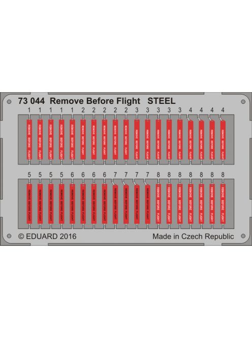 Eduard - Remove Before Flight STEEL 