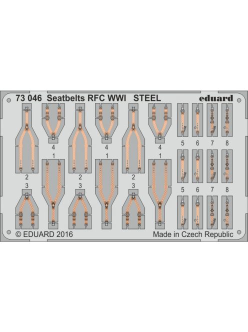 Eduard - Seatbelts RFC WWI STEEL 