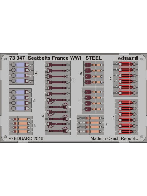 Eduard - Seatbelts France WWI STEEL 