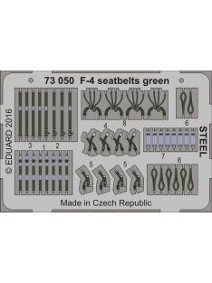 Eduard - F-4 seatbelts green STEEL 