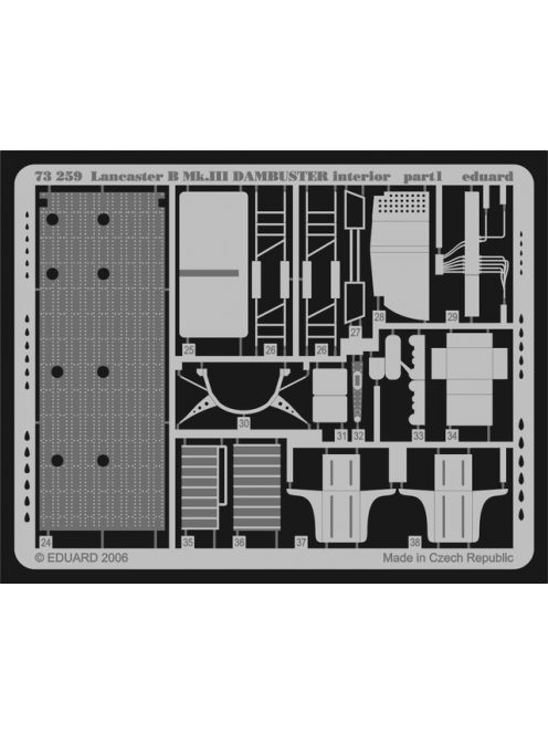 Eduard - Lancaster B Mk.III Dambuster interior for Hasegawa.