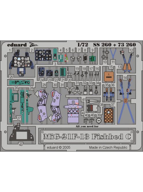 Eduard - MiG-21F-13 Fishbed C 