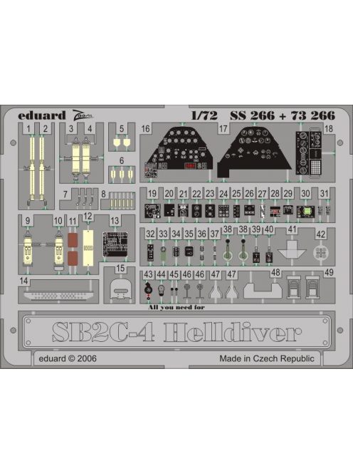 Eduard - SB2C-4 Helldiver for Academy