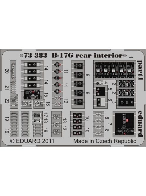 Eduard - B-17G rear interior for Revell 