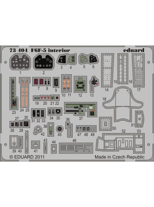 Eduard - F6F-5 interior S.A. Weekend (DRA/CH) 