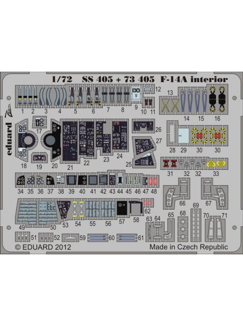 Eduard - F-14A interior S.A. for Hobby Boss 