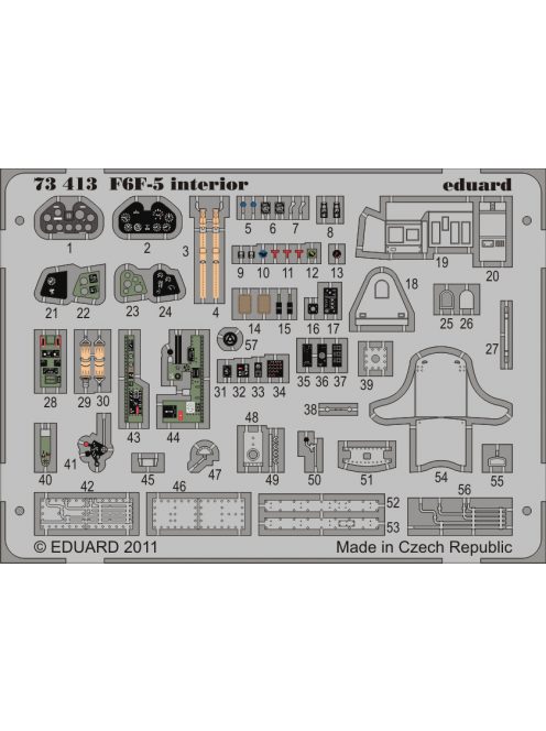 Eduard - F6F-5 interior S.A. for Eduard 