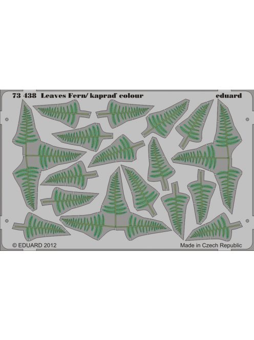 Eduard - Leaves Fern / kaprad colour 1/72 