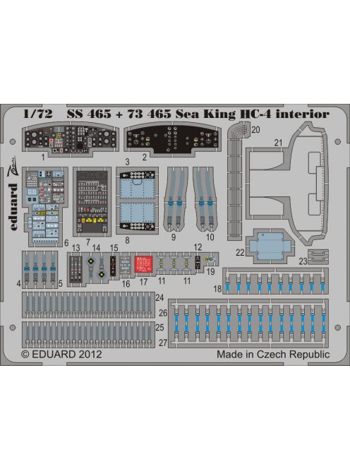 Eduard - Sea King HC-4 S.A. for Cyber Hobby 