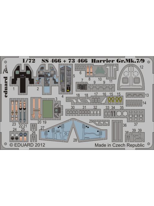 Eduard - Harrier Gr. Mk. 7/9 S.A. for Revell 