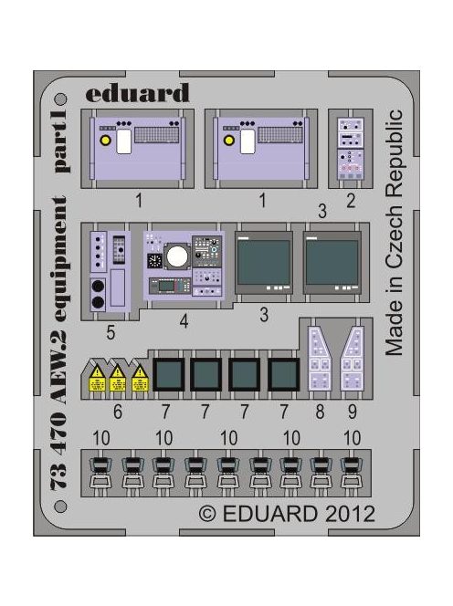 Eduard - Sea King AEW.2 equipment for Cyber Hobby 