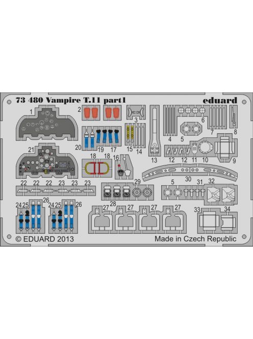 Eduard - Vampire T.11 for Airfix 