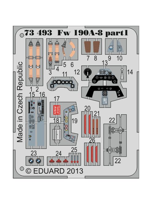 Eduard - Fw 190A-8 S.A. for Airfix 