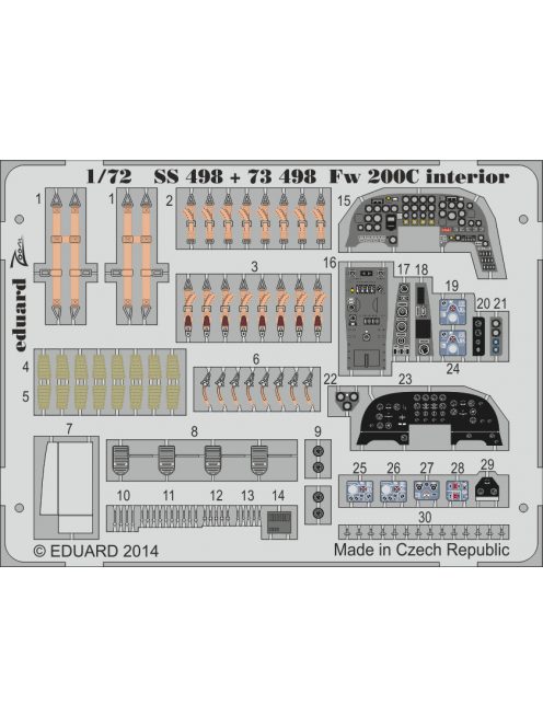 Eduard - Fw 200C interior S.A. for Trumpeter 