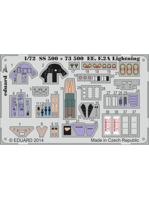 Eduard - EE F.2A Lightning S.A. for Airfix 