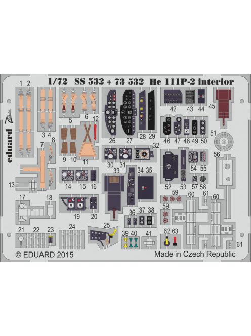 Eduard - He 111P-2 interior S.A. for Airfix 