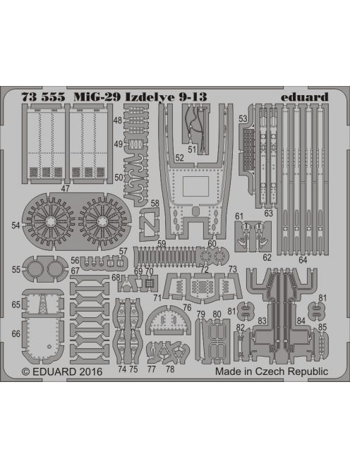 Eduard - MiG-29 Izdelye 9-13 for Zvezda 