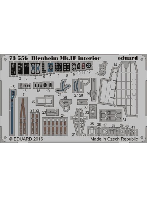 Eduard - Blenheim Mk.IF interior for Airfix 