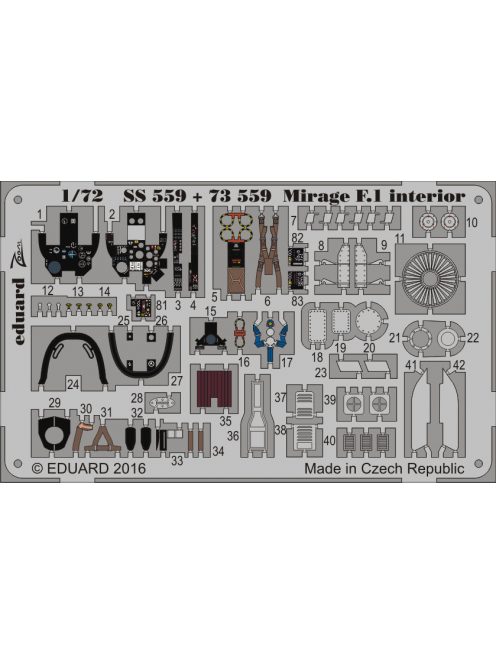 Eduard - Mirage F.1 for Special Hobby 