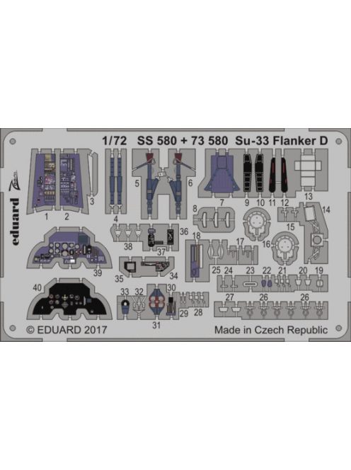 Eduard - Su-33 Flanker D for Zvezda 