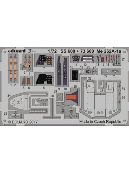 Eduard - Me 262A-1a for Airfix 