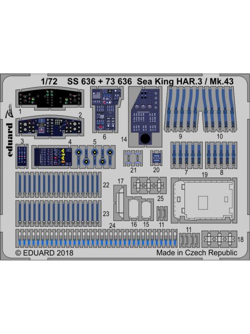 Eduard - Sea King HAR.3 /Mk.43 interior f.Airfix 