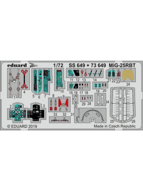 Eduard - MiG-25RBT for ICM 