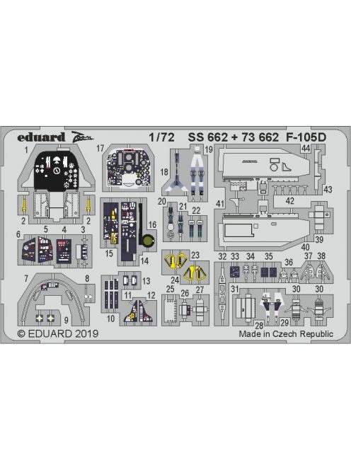 Eduard - F-105D interior for Trumpeter 