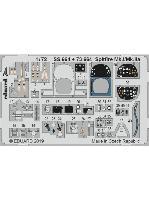 Eduard - Spitfire Mk.I/Mk.IIa for Airfix 