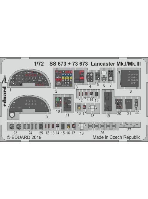 Eduard - Lancaster Mk.I/Mk.III interior f.Revell 