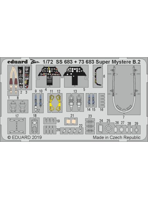 Eduard - Super Mystere B.2 for Special Hobby 