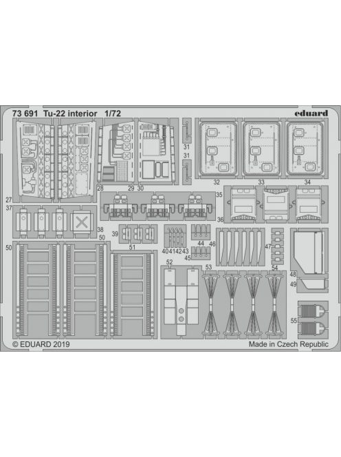 Eduard - Tu-22 interior for Trumpeter 