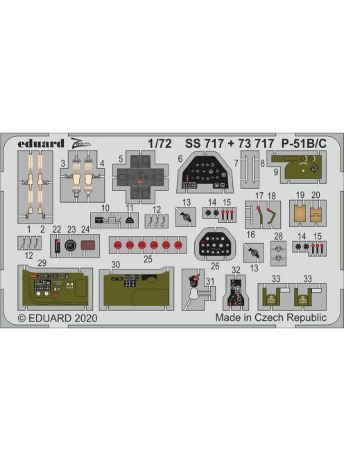 Eduard - P-51B/C for Hasegawa