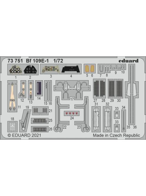 Eduard - Bf 109E-1 1/72 For Special Hobby