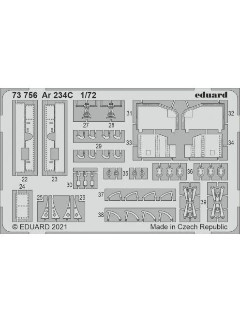 Eduard - Ar 234C, For Hobby 2000 / Dragon