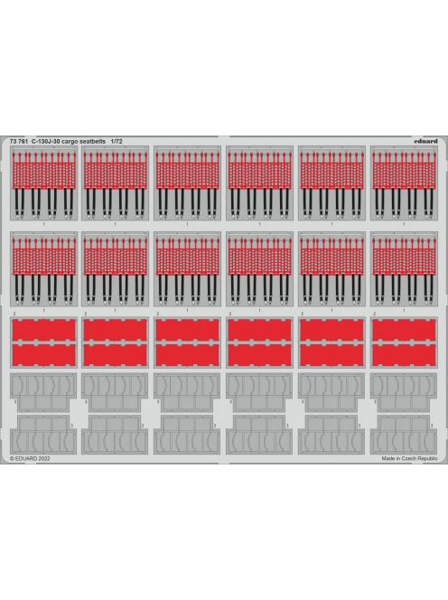 Eduard - C-130J-30 Cargo Seatbelts For Zvezda