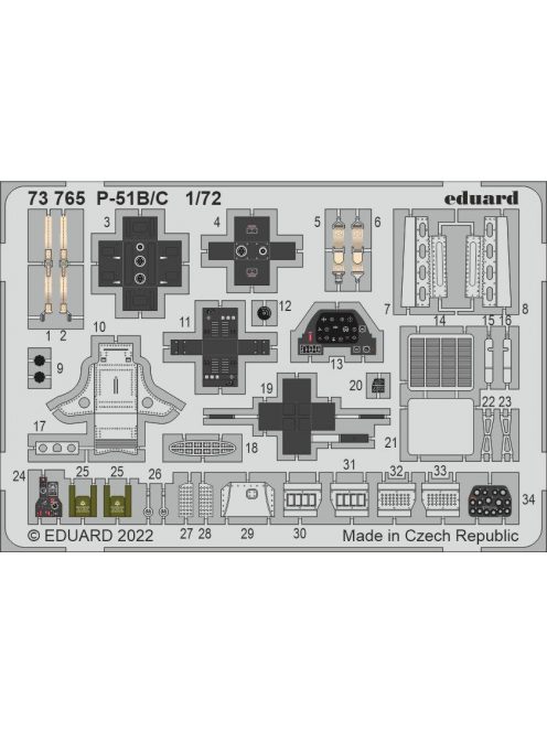 Eduard - P-51B/C For Arma Hobby