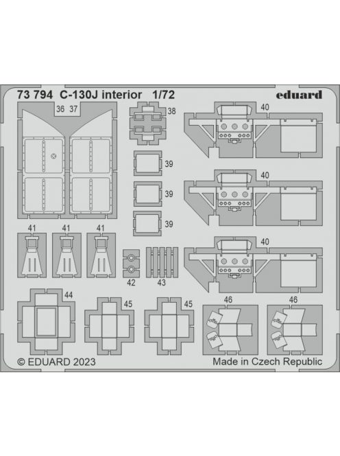 Eduard - C-130J interior 1/72 ZVEZDA