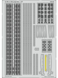 Eduard - C-130J cargo floor 1/72 ZVEZDA
