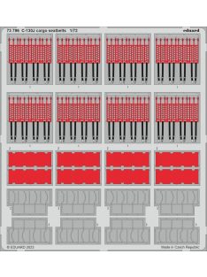 Eduard - C-130J cargo seatbelts 1/72 ZVEZDA