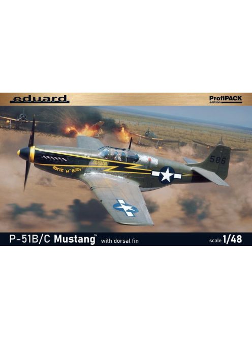 Eduard - P-51B/C Mustang w/ dorsal fin  EDUARD-PROFIPACK