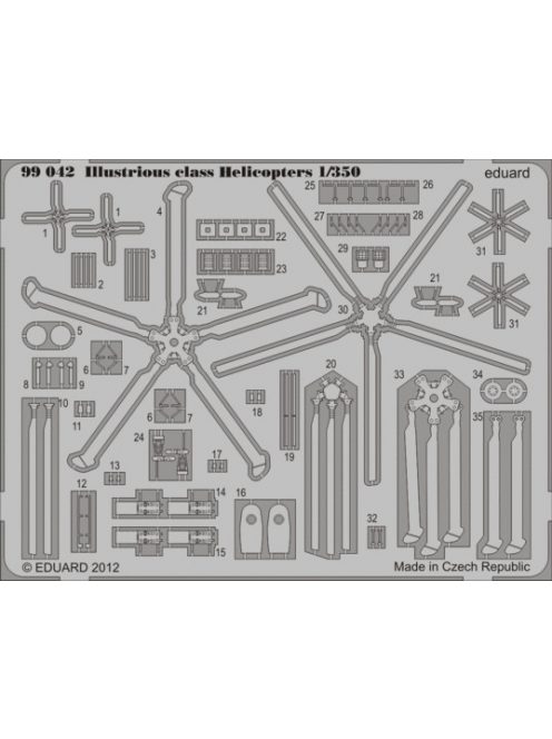Eduard - Illustrious class Helicopters 