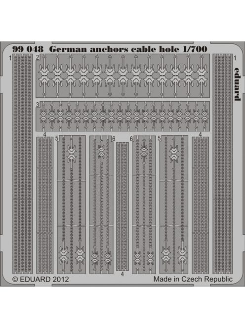 Eduard - German anchors 1/700 