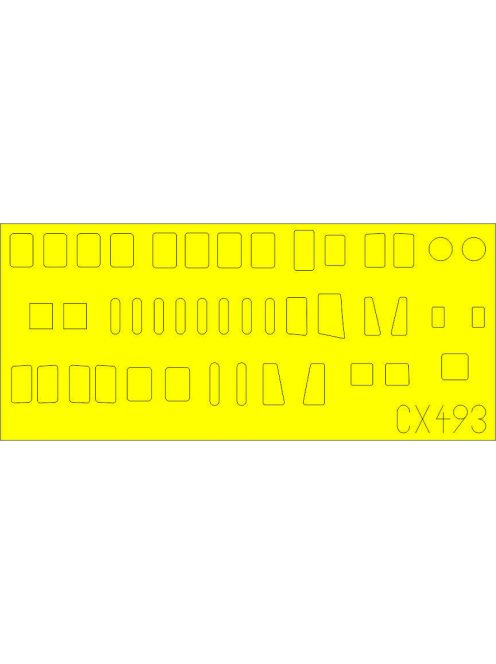 Eduard - H8K2 Emily fuselage windows for Hasegawa 