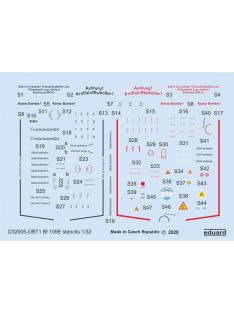 Eduard - Bf 109E stencils for Eduard