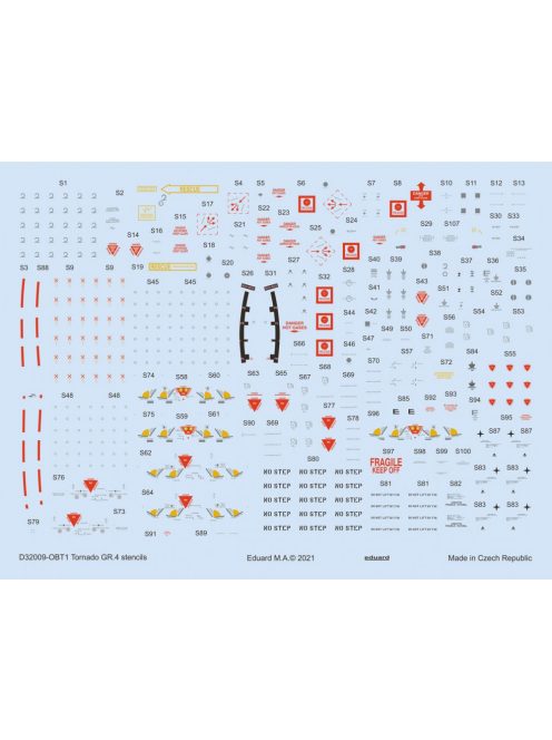 Eduard - Tornado GR.4 stencils for ITALERI/REVELL